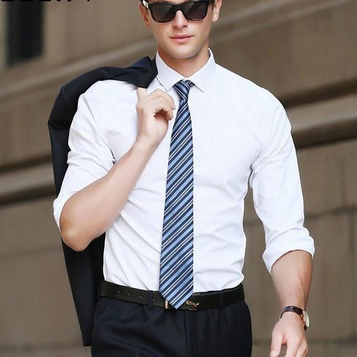 White Cotton Comfortable Long Sleeves Casual Shirt For Men (Export Quality)