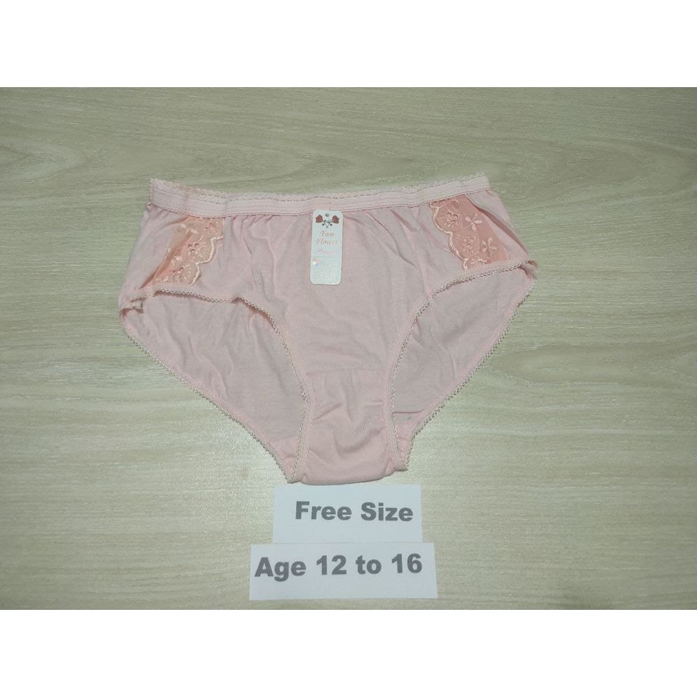 Imported Thai panty free size cotton soft for girls one pcs
