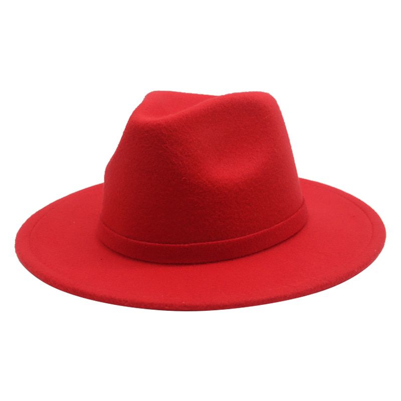 Hats for Women Men Formal Dress Wide Brim Fedora Hats 2021 New Wedding Church Jazz Caps White Black Women Hat SombrDe Mujer