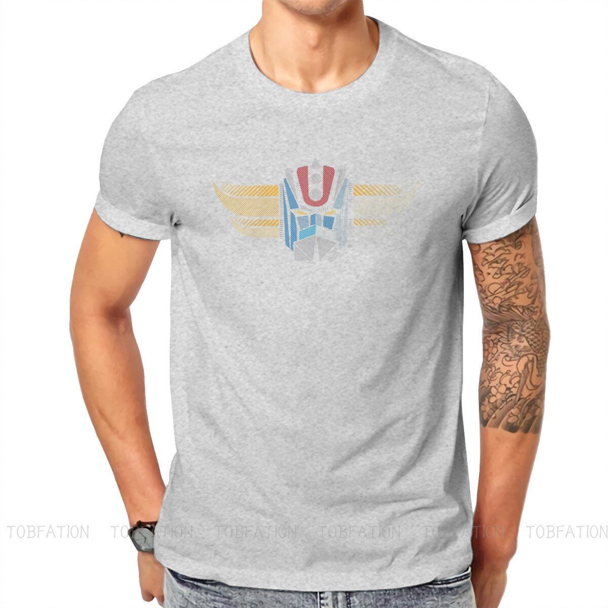 UFO Robot Grendizer Anime 091b Classic T Shirt Classic ernative Tshirt Big Size O-Neck  Men Clothing