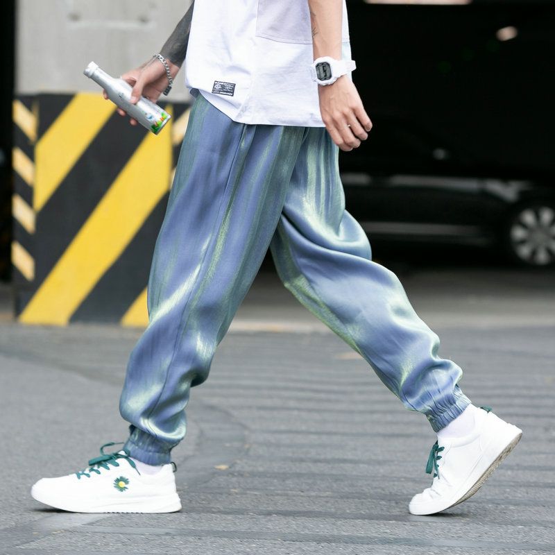Cargo Pants Joggers Men Harem Pants Solid Loose Hip Hop Man Sweatpants Streetwear Casual Pants Elastic waist Male Trouser