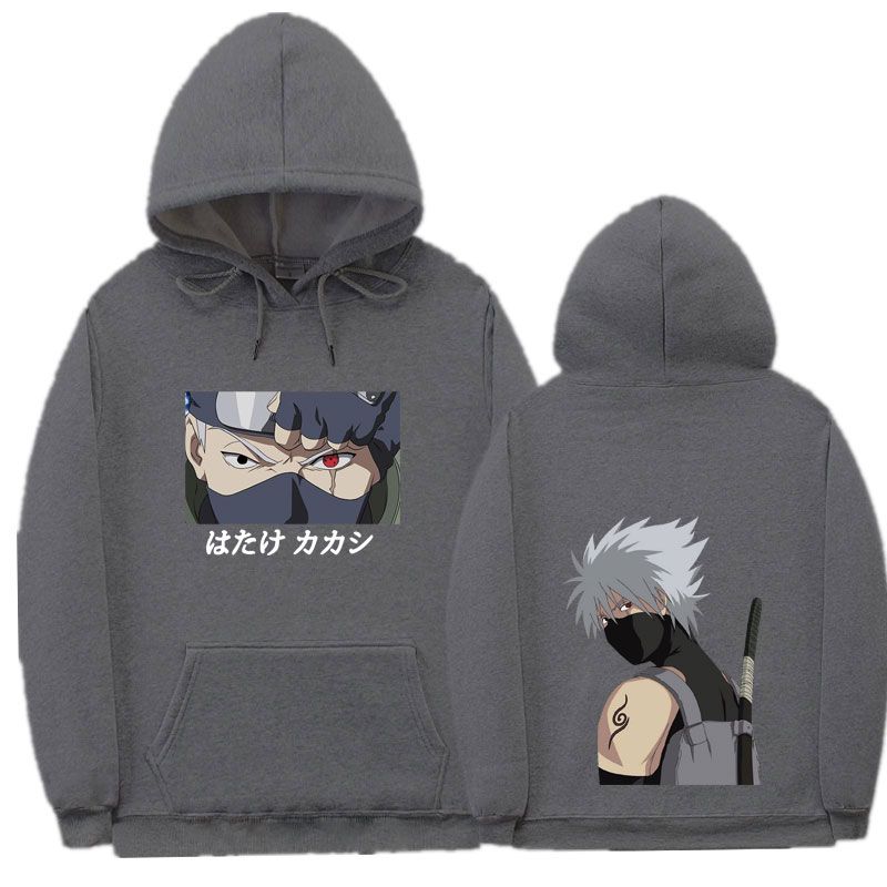 Japanese Anime Hoodie KAKASHI autumn Winter Hoodies Sweatshirts Hoodie  Hop Streetwear Clothes Hooded Tops