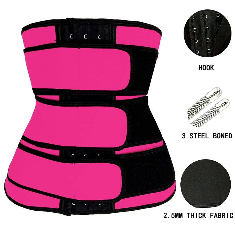 Logo Print Waist Trainer Customize Corset Workout Belt Lose Weight Girdles Shapewear Fajas Body Shaper Slimming Tummy Control