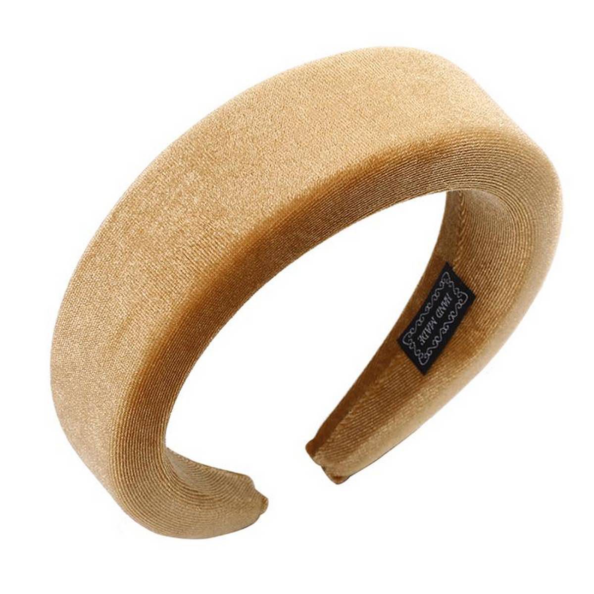 【BestGO】High Quality Velvet Headband for Women Classic Plastic Padded HairbanClassic Solid Color Hair Hoop Women's Headwear Hair Accessories
