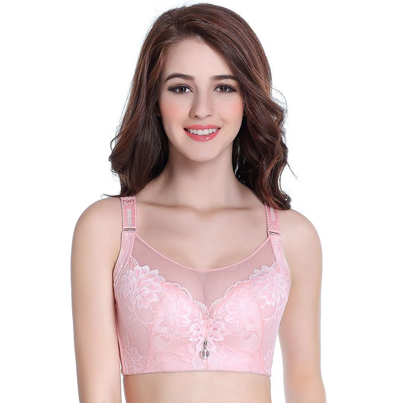 Queenral Lace Bras For Women Underwear Lingerie  BH  Push Up Bralette CDE Cup 2018 Fashion Comfortable Breathable Bra