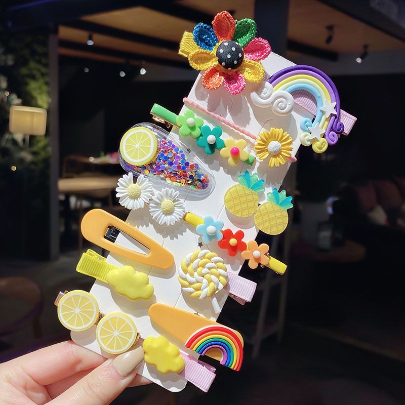 14Pcs Little Girls super cute hair clip