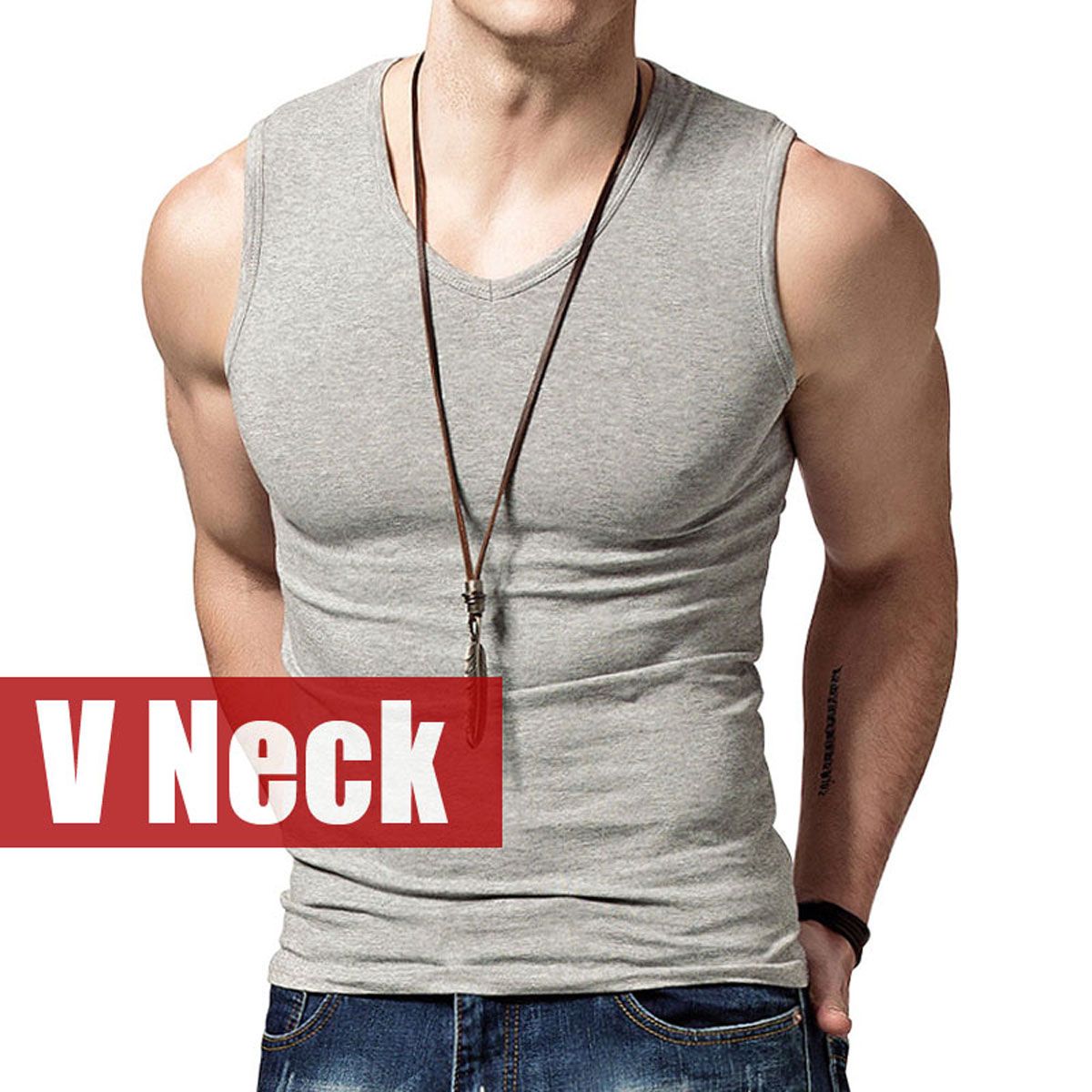 Men's TaTops Fashion Summer Style Sleeveless Undershirts Male Bodybuilding TaTop Casual Cotton Man Vest Tops S~XXL