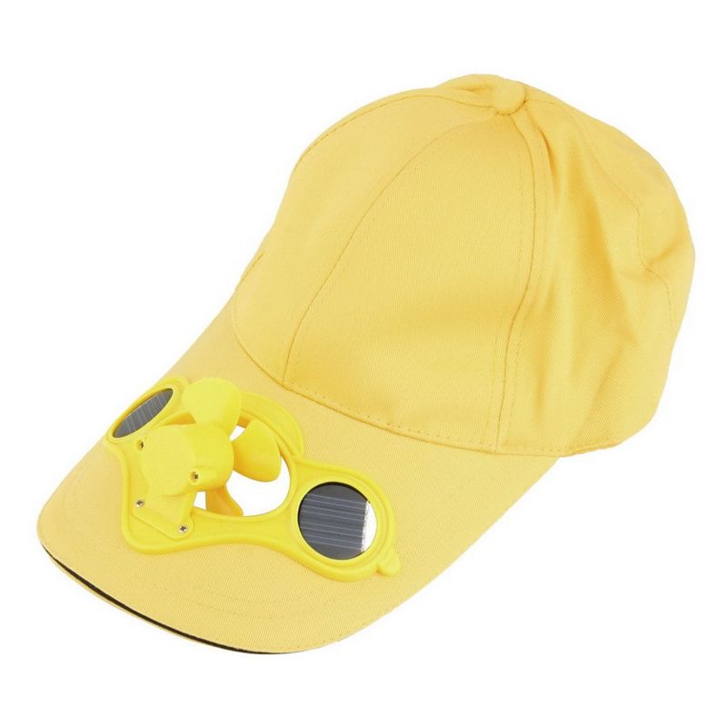 Solar Powered Fan Hat Men Women Summer Caps with Solar Sun Power Fan save No batteries required Beach Hats Freeship