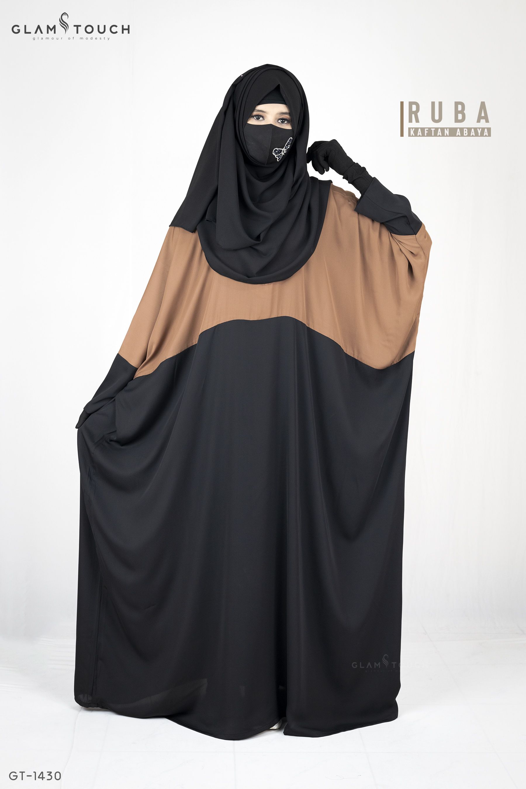 Glam Touch -  High Quality Ruba Kaftan Abaya for Women
