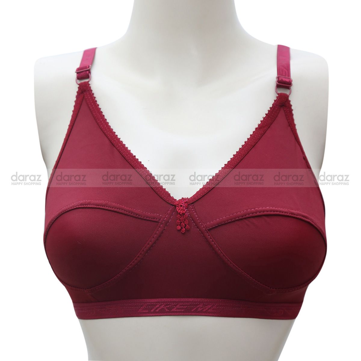 Soft Comfortable Best Quality Stretchable Bra For Woman - Maroon