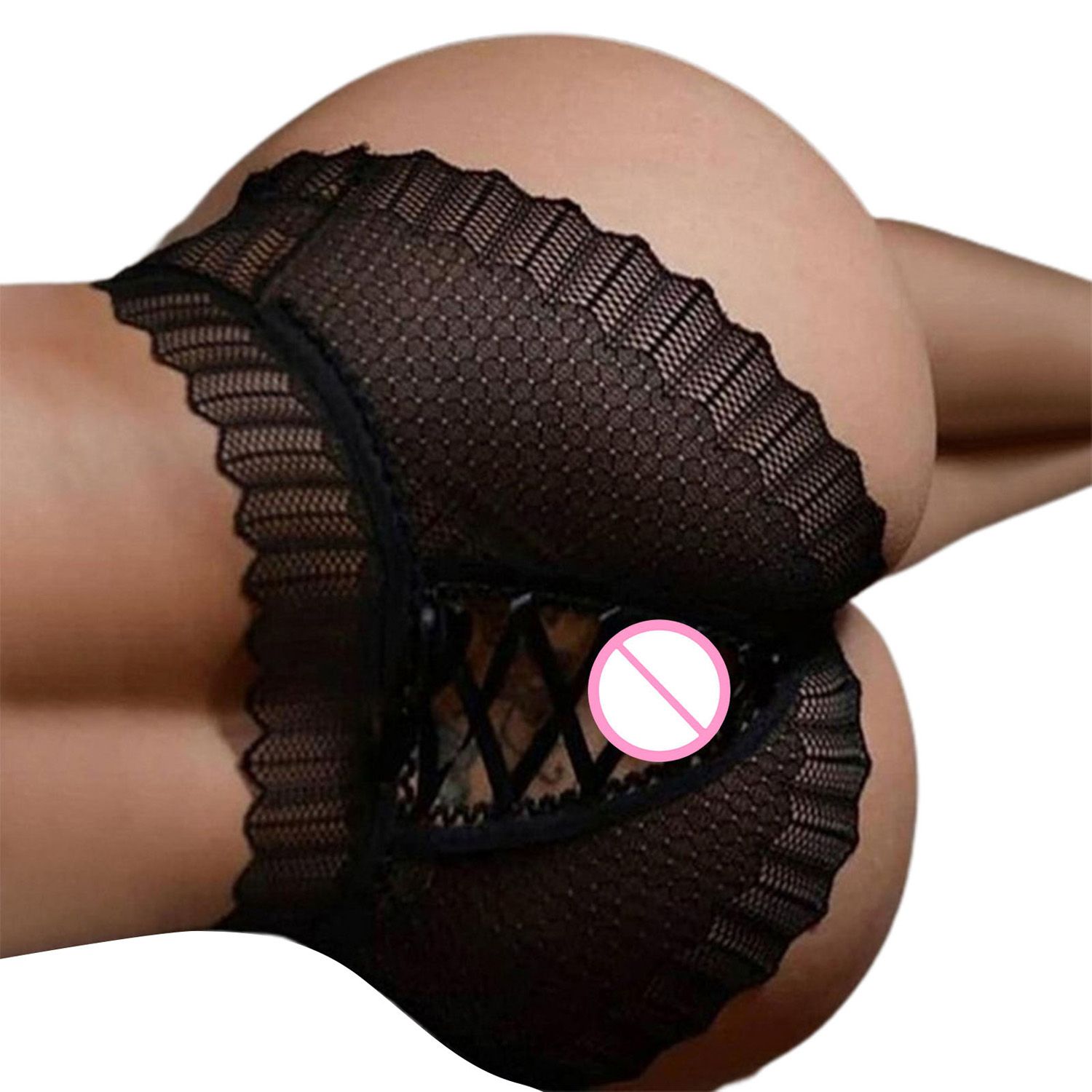 Female Briefs Stretchy Hollow Out Transparent Women Panties