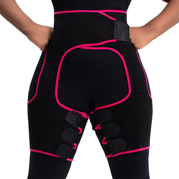 Women High Waist Thigh Trimmer Slimming Leg Body Neoprene Sweat Shapewear Shapers Adjustable Waist Trainer Slimming Belt