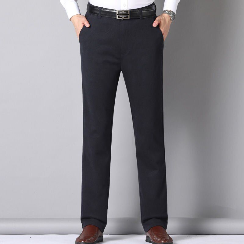 PFHQ 2022 Spring Autumn New Man Suit Pants Business Casual Pencil Solid Mid Waist Men's plicity Blazer Formal Trousers