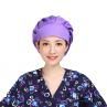 Solid Color Anti Dust Proof Chef Scrub Cap Bouffant Adjusle Elastic Hat