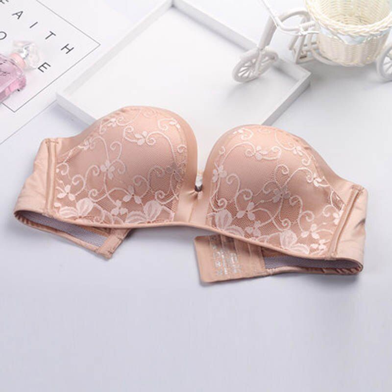 Strapless Bras For Women Seamless Lingerie Invisible Bra Push Up Brassiere Backless Bralette Underwear Wedding Dress #D