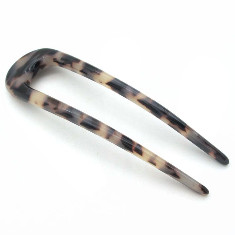 New U Shape Hair Clips Grips Convenient Simple Metal Plastic Forks Styling Tool Hairpins Newly Magic Bending Hairwear Decoration