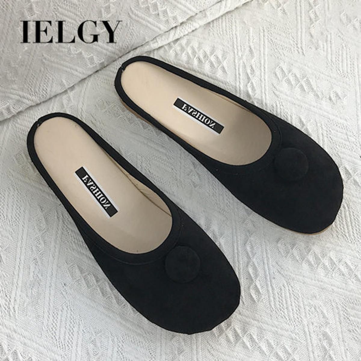 IELGY ladies summer fashion soft bottom flat slippers
