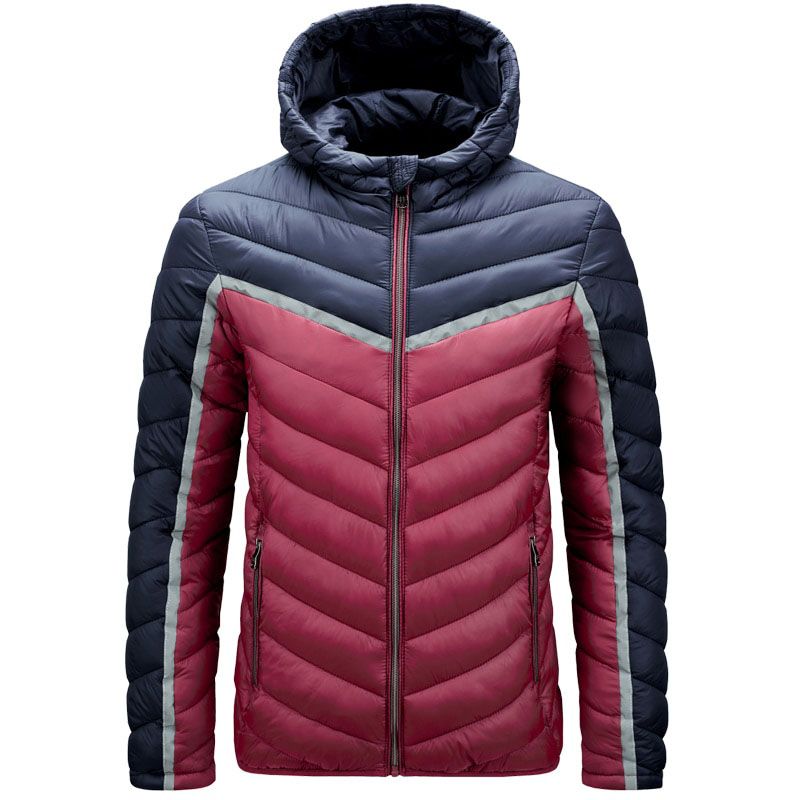 Aliksada Autumn and Winter Warm Waterproof Jacket Men Thick Hooded Parkas Men Fashion Casual Slim Jacket Coat Men