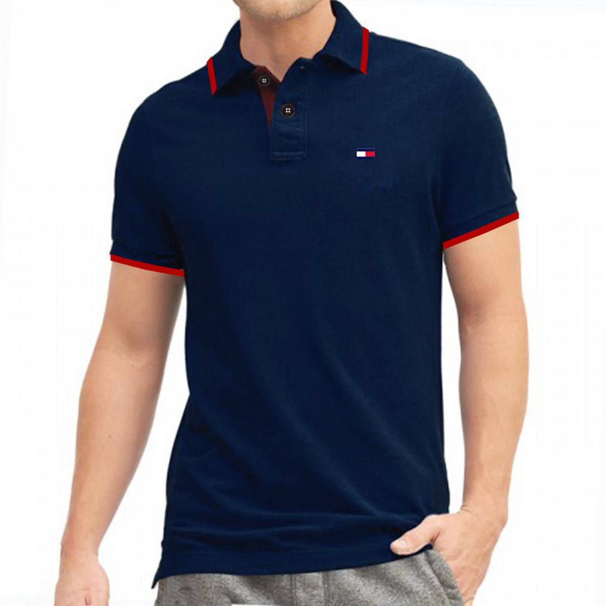 Premium Multicolour Cotton Polo t-Shirt For Men