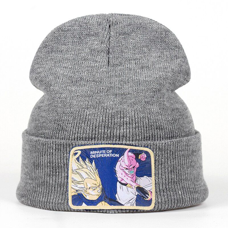 2019 Dragon Ball Embroidery Goku VEGETA MAJIN BUU men women Cap Knitted Hat Skullies Warm Winter Ski Hat