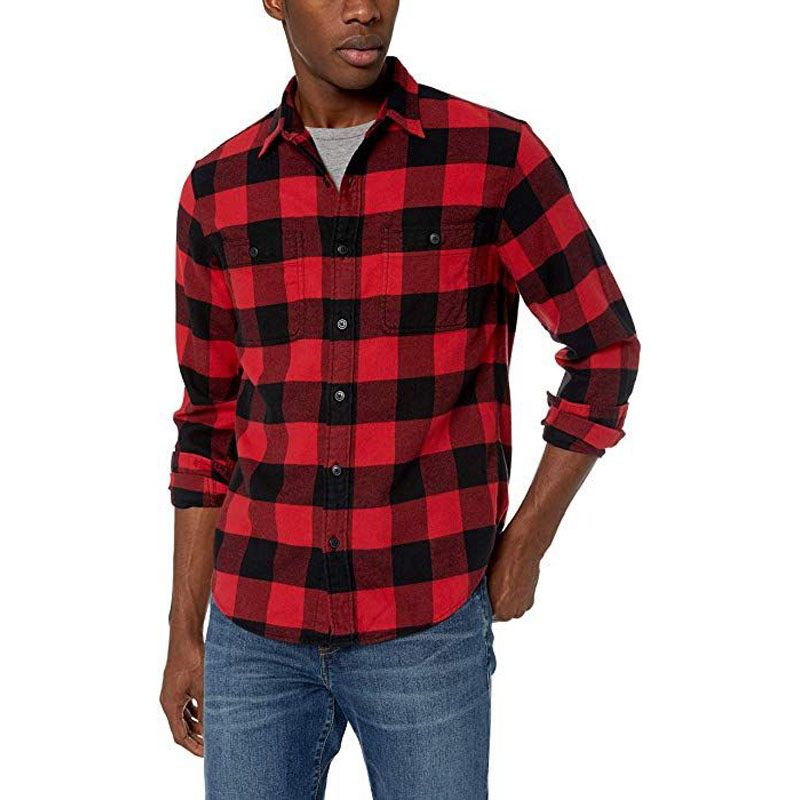 Fashionable Slim fit Full sleeve Check shirt shirt.