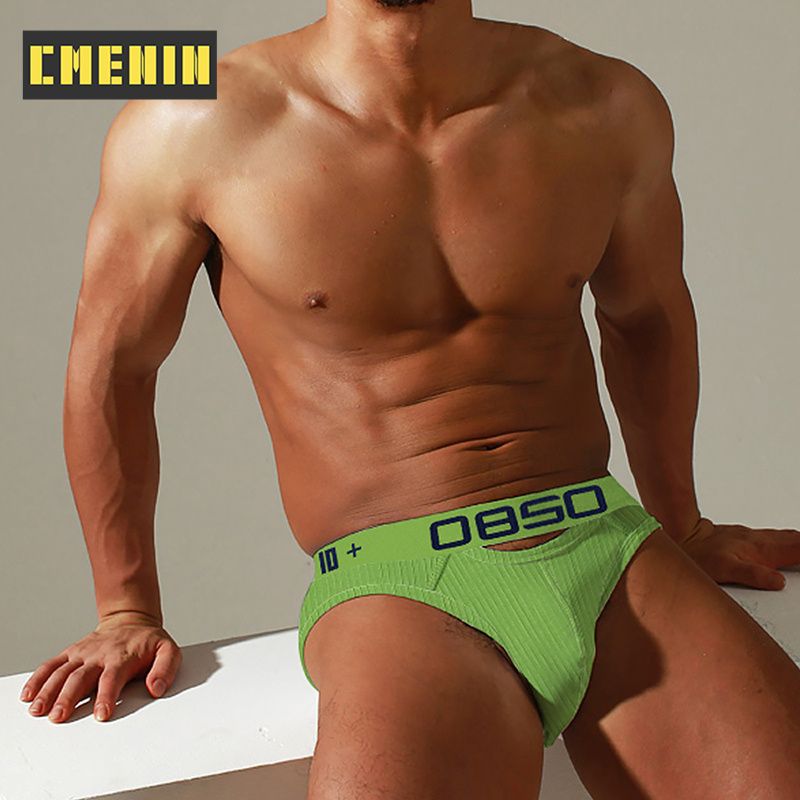 CMENIN 1pcs BS (1 Pieces) Threadwork Soft Underwear Men Jockstrap Ins Style Briefs Mens Underpants Freegun BS3513