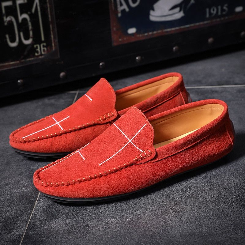 Casual Leather Men Shoes Casual Loafers New Fashion Sneakers Ztos De Hombre Male Slip-on Shoes Mens Plus Size 48