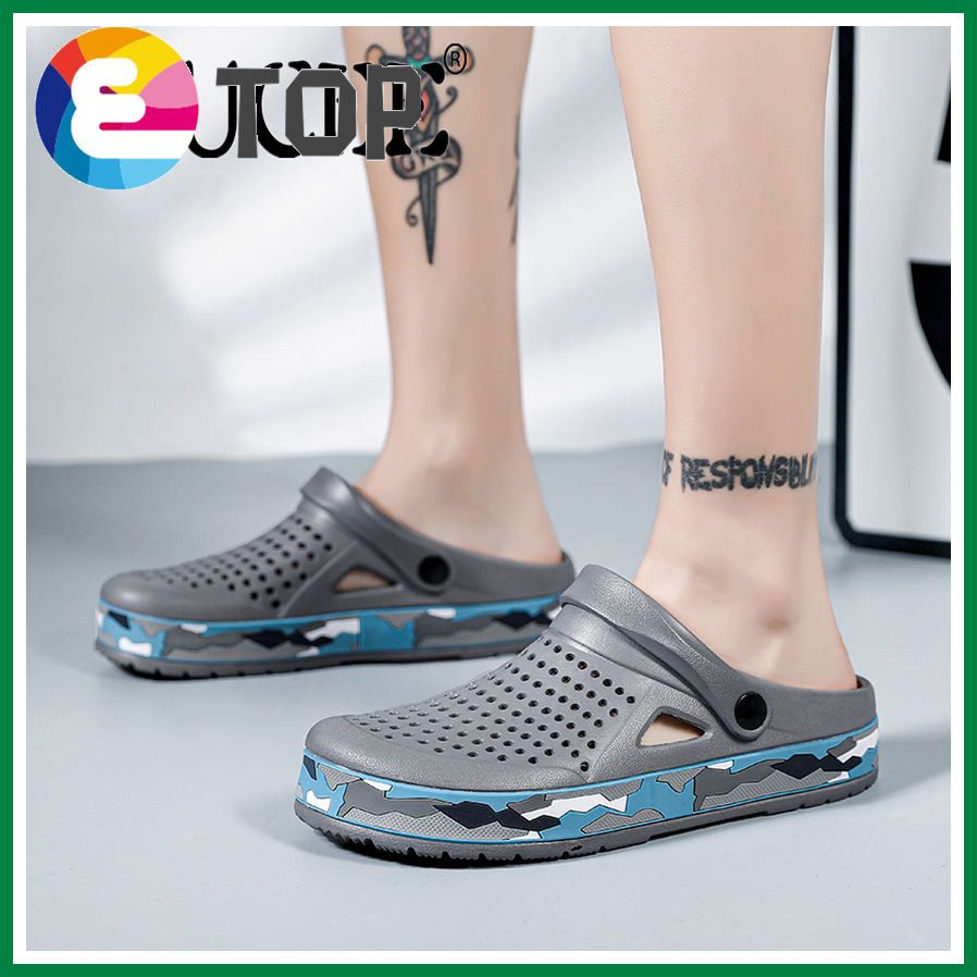 Hole Shoes Men's Beach Shoes Men's Fashion Men'S Shoes Slippers Men's Casual Shoes Men's Summer Men'S Outer Wear