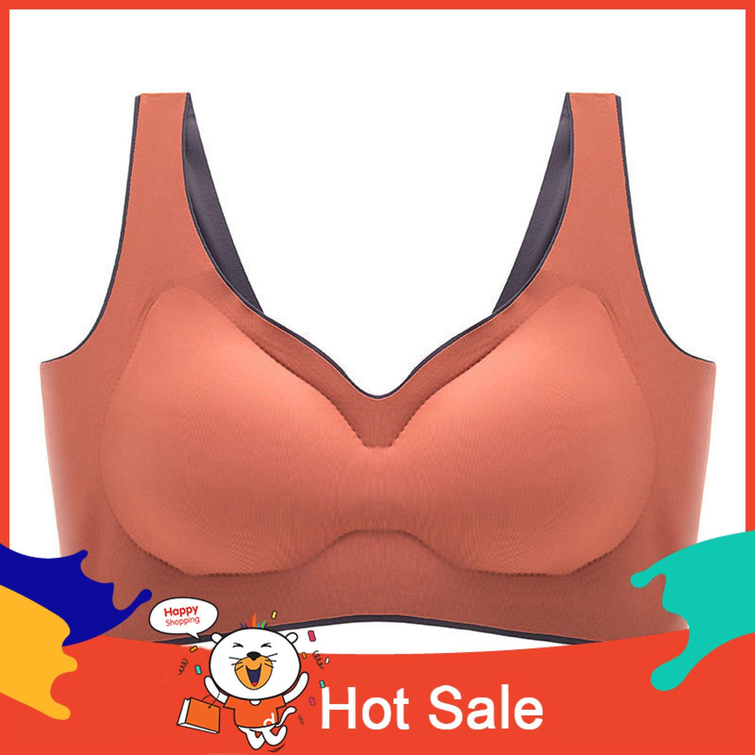 2021 New Style Women Comfortable Underwire Seamless FitnessSports Bra  For Girl