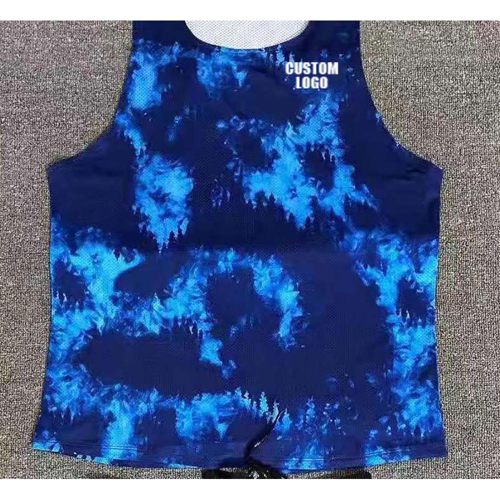 Men Sleeveless Singlets Fashion Running Marathon Vest
