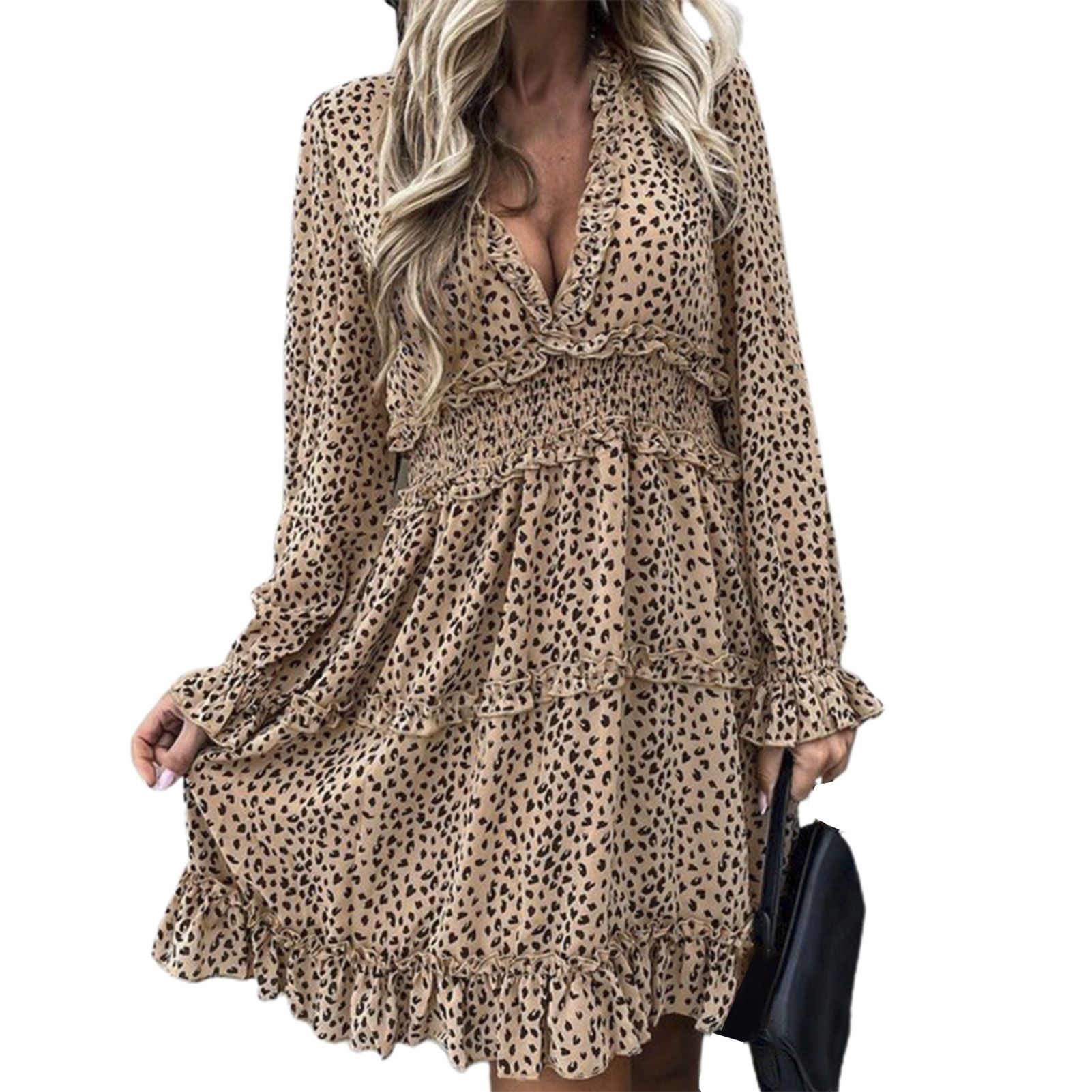 Spg Dress Long Sleeves Casual Lady Dating Dress