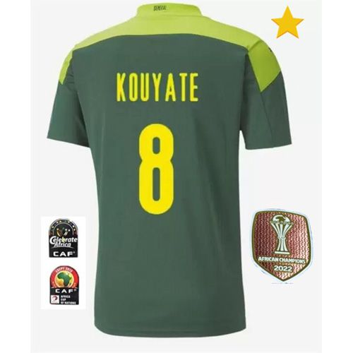 Senegal soccer jerseys national team special player version MANE KOULIBALY GUEYE KOUYATE 2002 retro vintage classic footbal