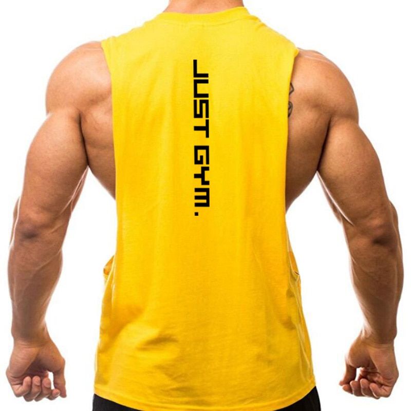 Brand Gym Clothing Fitness Mens Open Side Cut Off T-shirts Dropped Armholes Bodybuilding TaTops Workout Sleeveless Vest