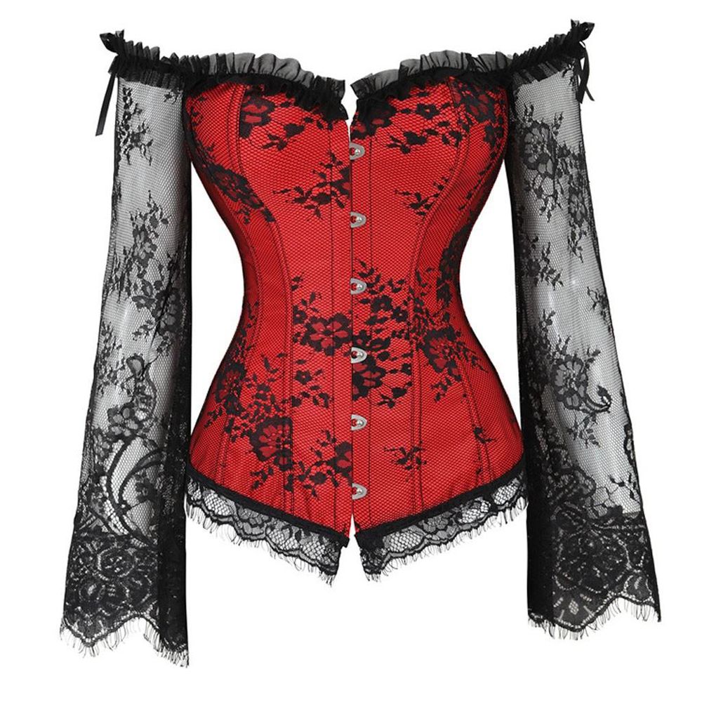 Blouses for Women Steampunk Leather Zipper Goth Steel Vintage Top Steampunk Bustiers Corsets