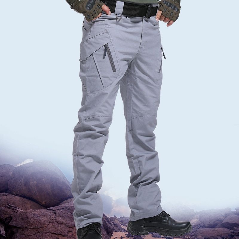 Tactical Pants Waterproof Cargo Pants Men Breathable  Solid Color  Long Trousers Work Joggers S-5XL