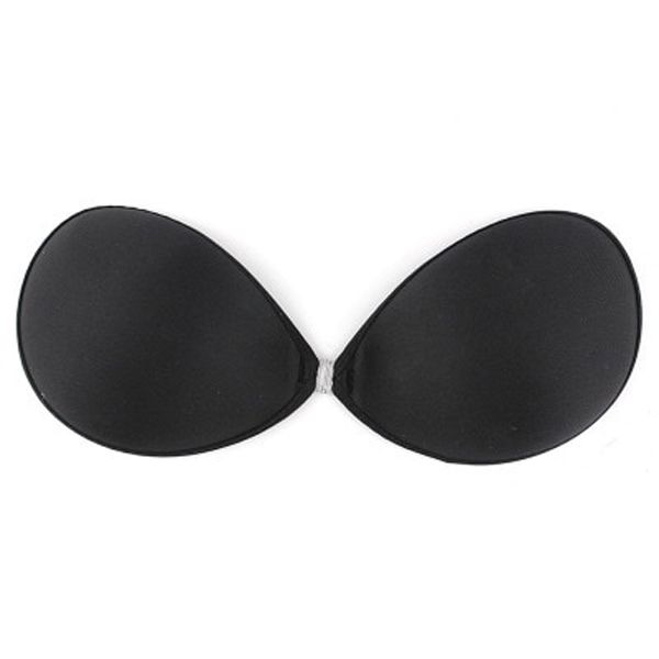 Women  Adhesive Bra 1/2 Cup Push Up Summer Invisible Bra Strapless Wire Free Backless Women Lingerie Wrap Black/Beige Bra