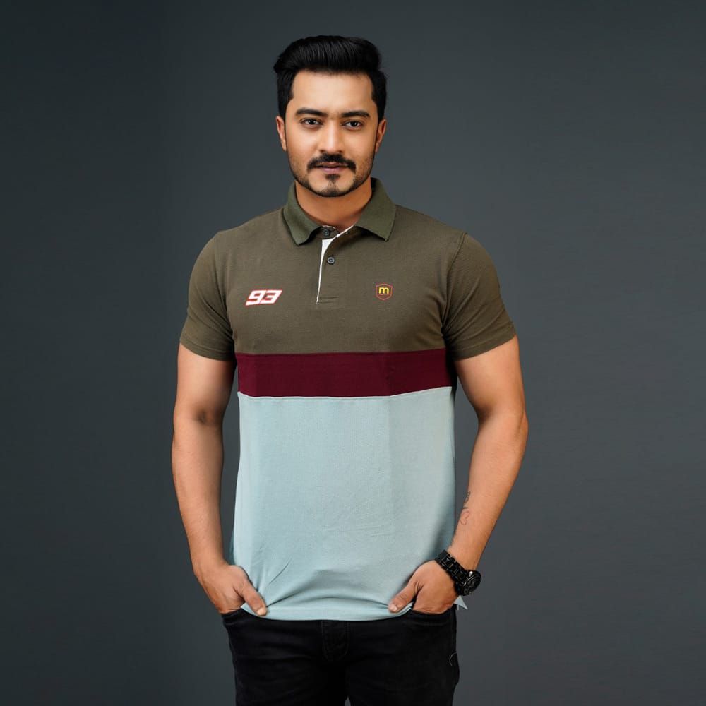 New Cotton Full Sleeve Polo Shirt For Men's
