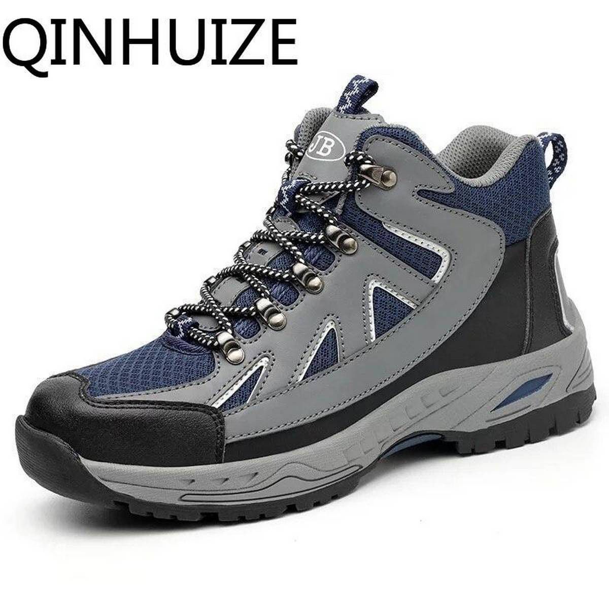 Men's Safety Shoes Work Shoes Men's Work Boots Steel Toe Shoes Puncture Outdoor Construction Safety Sneakers Men Steel Toe Work Safety Boots