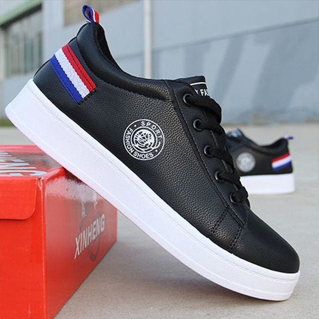 Casual Sneakers High Top Shoes Men White Sport Shoes 2020  Ankle Boots Leather Sneakers Male Shoes Winter warm boots