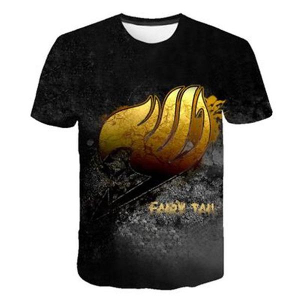 Newest T-shirt Japan Comic tshirt FAIRY TAIL Men/women Tshirt  Print Summer Casual Short Sleeve Tops