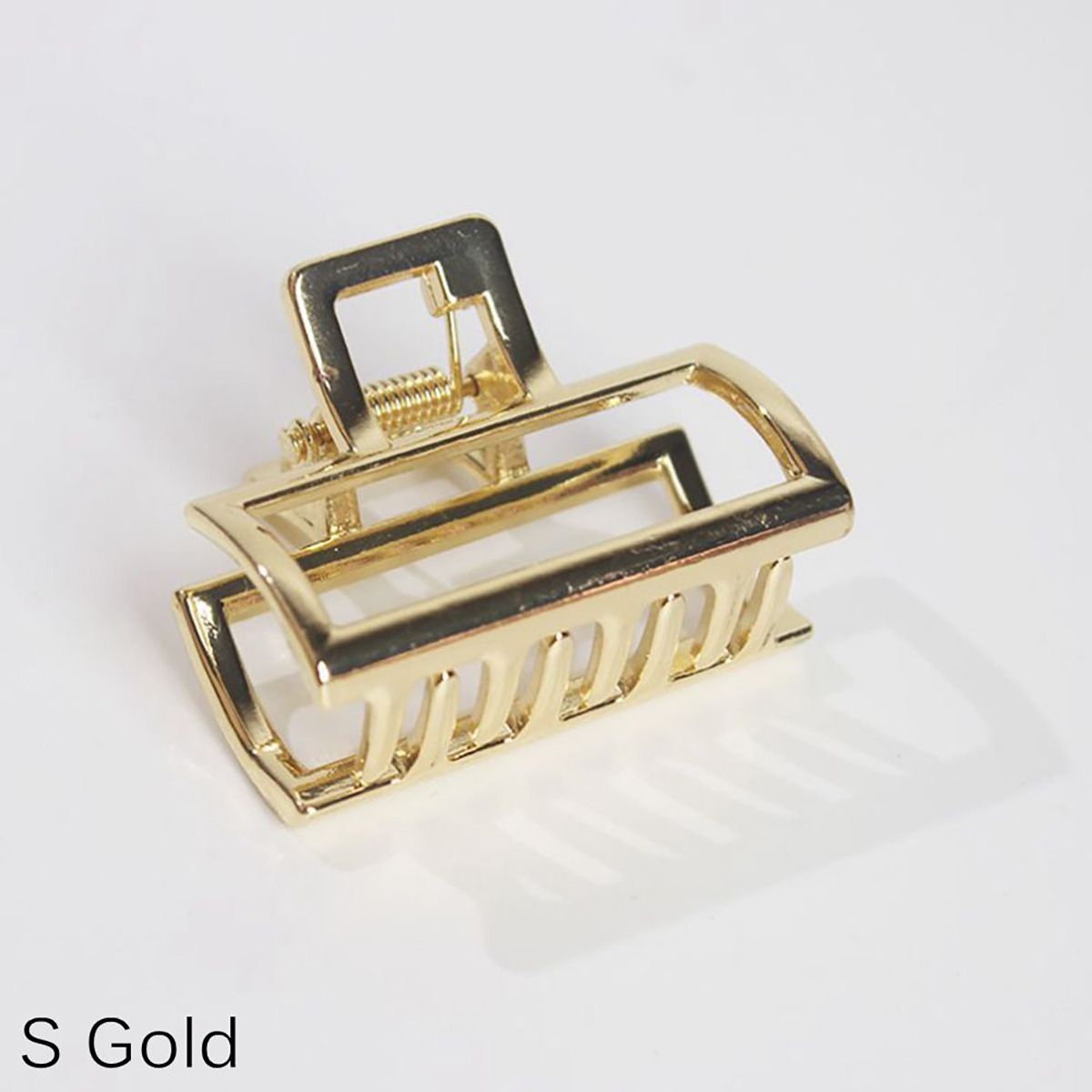 2020 Geometric Metal Hair Claw Clamps Women Girls Hair Crab Moon Shape Hair Clip Solid Styling Accessories Hairpins S/L Size