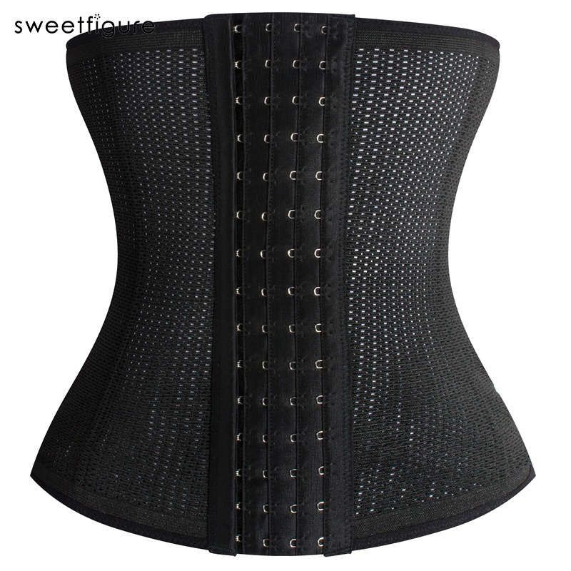 Waist Trainer Corset Body Shaper Women Cincher Post-baby Control UnderBreathable Slim Shapewear Body Belt Modeling S