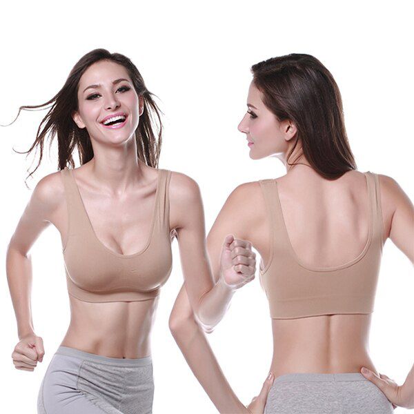 EFINNY  Sleeping Active Underwear  Tops Women Bust Bra Push Up Seamless Cotton Bras