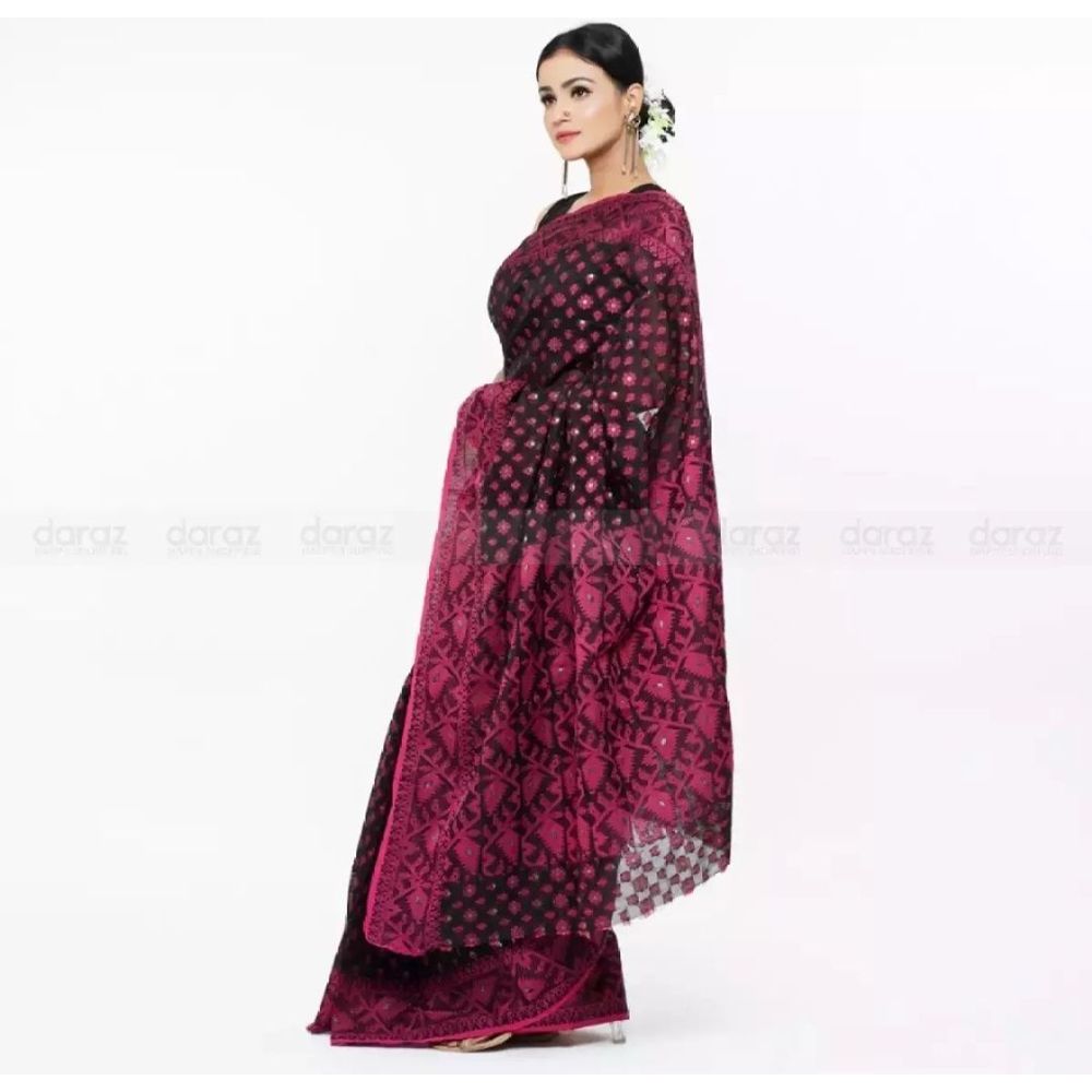 Soft silk Jamdani sari (all color) for women - Sharee For Women - Sari
