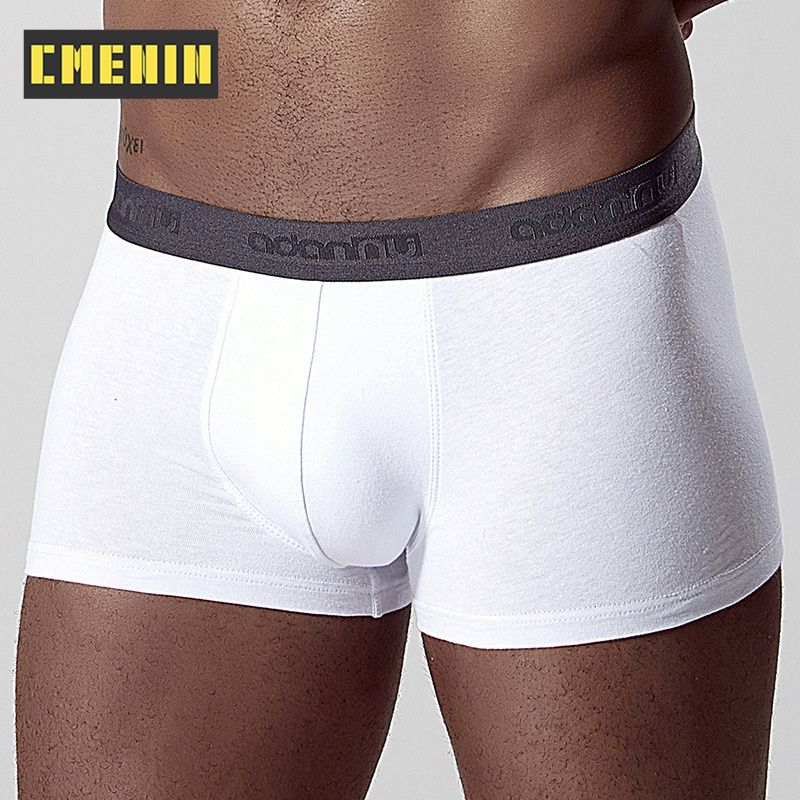 CMENIN Fashion   Bamboo  Men Underwear Boxer Trunks Breathable Mens Boxershorts Underpants Boxers Striped Panties AD304