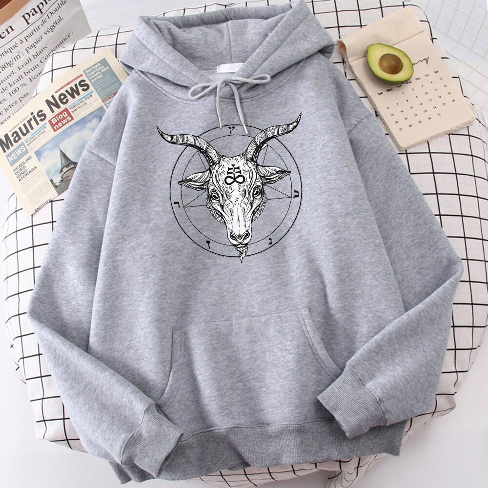 Satan Adversary Fallen Ans print Fashion Men Cool Men  Hop Hoodies Casual Sweatshirts Streetwear Loose Fitness Hoodie