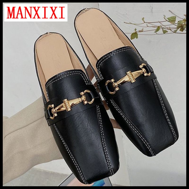 Fashion Loafers Beautiful Flat Mules Sandals For Women (Size 35-41)