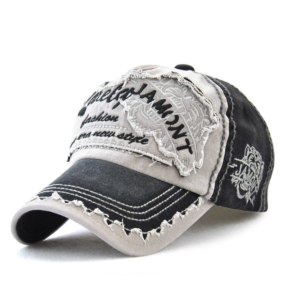 [TOHUIYAN] Distressed Baseball Cap Women Men Branded Bone Hat Autumn Gorras Hombre Snapback Caps Casquette Femme