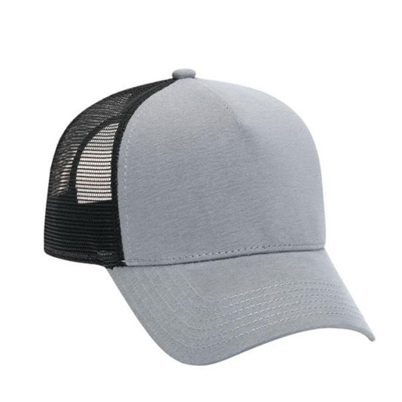 Cotton Flannel Hat with Mesh Back Justin Bieber Gray BLACK Baseball Caps