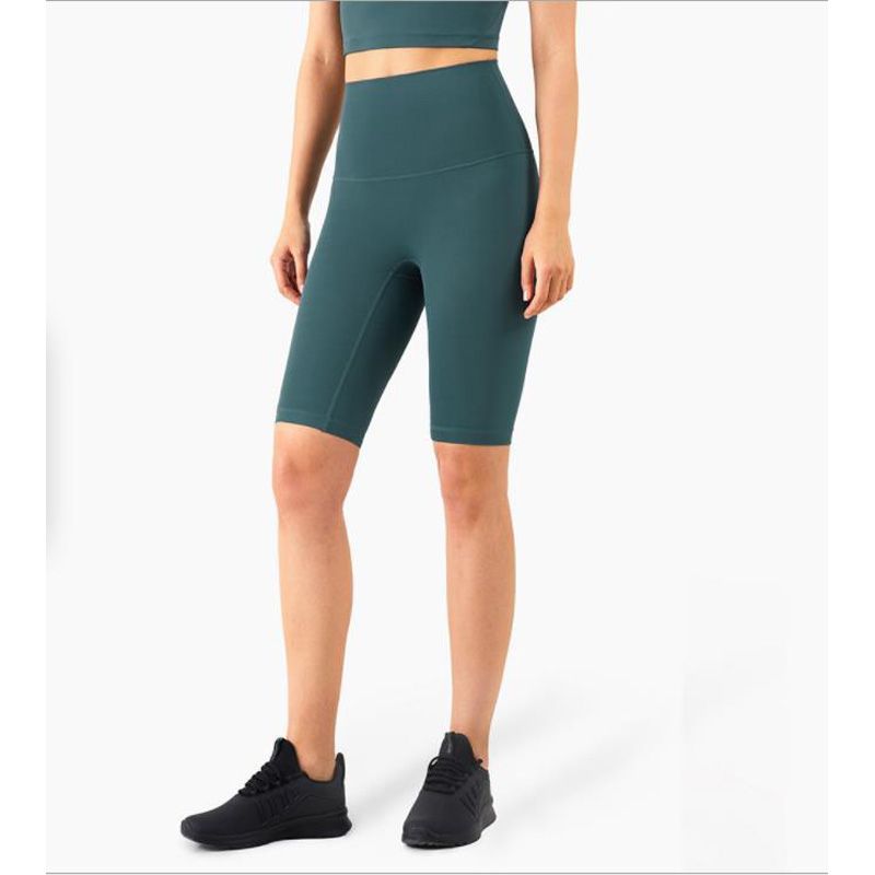 Sports Short Fitness Women Summer Yoga Shorts High Waist Push-up Five Points Trousers Squat Proof Running Bermuda Shorts NCLAGEN